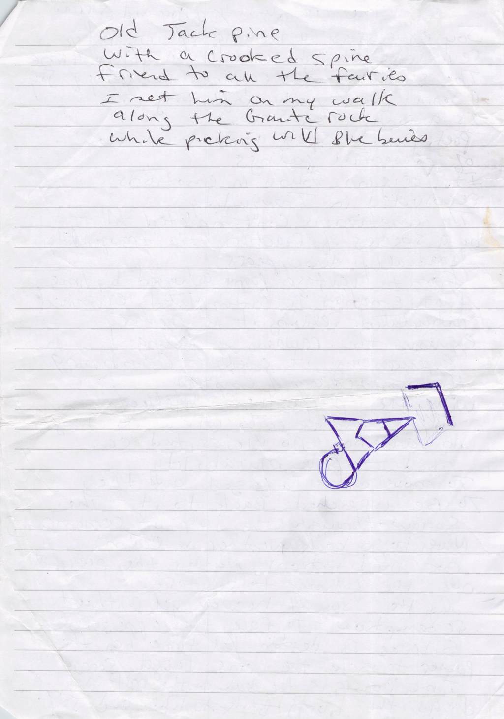 Original verse of Old Jack&nbsp;Pine